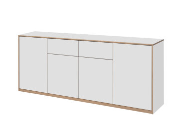 Komoda 4d2s biela Complex