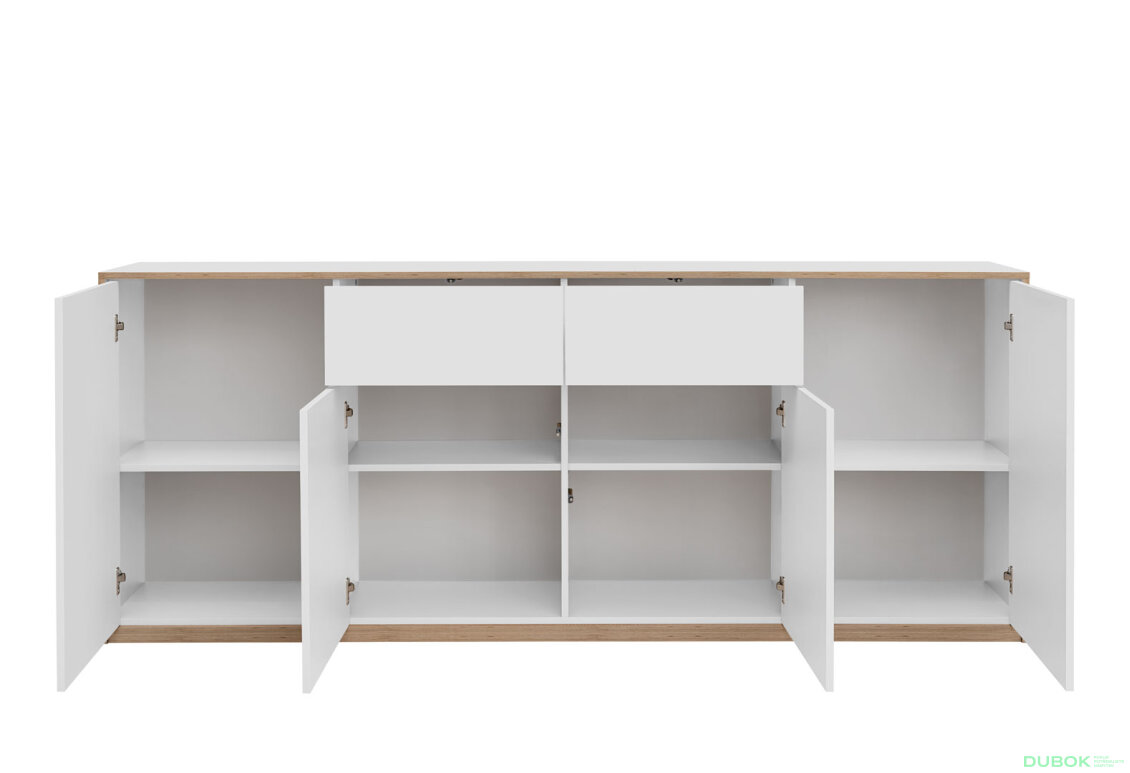 Fotografia 3 - Komoda 4d2s biela Complex