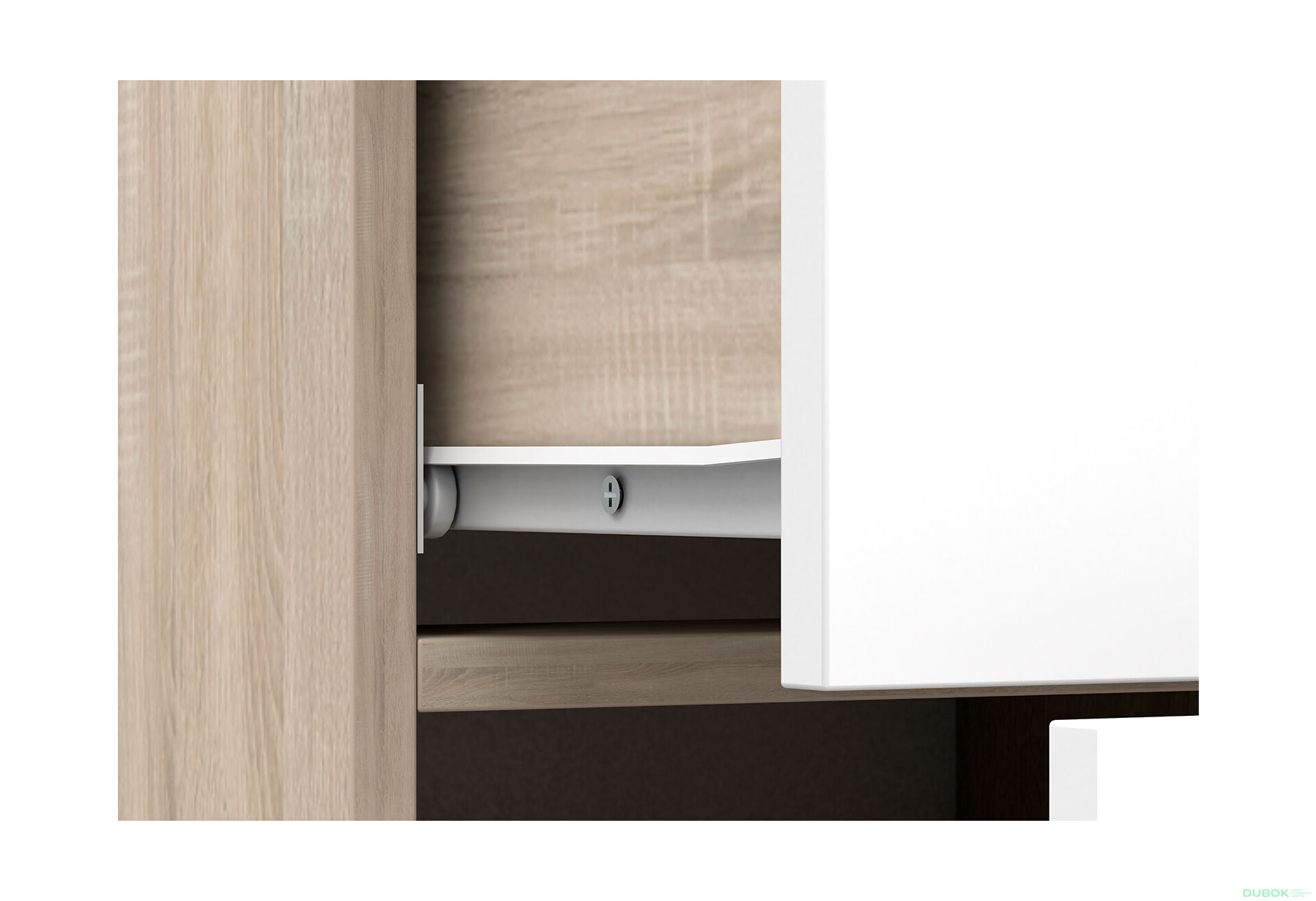 Fotografia 9 - Komoda Frida 01 135 2D4S dub sonoma / biely