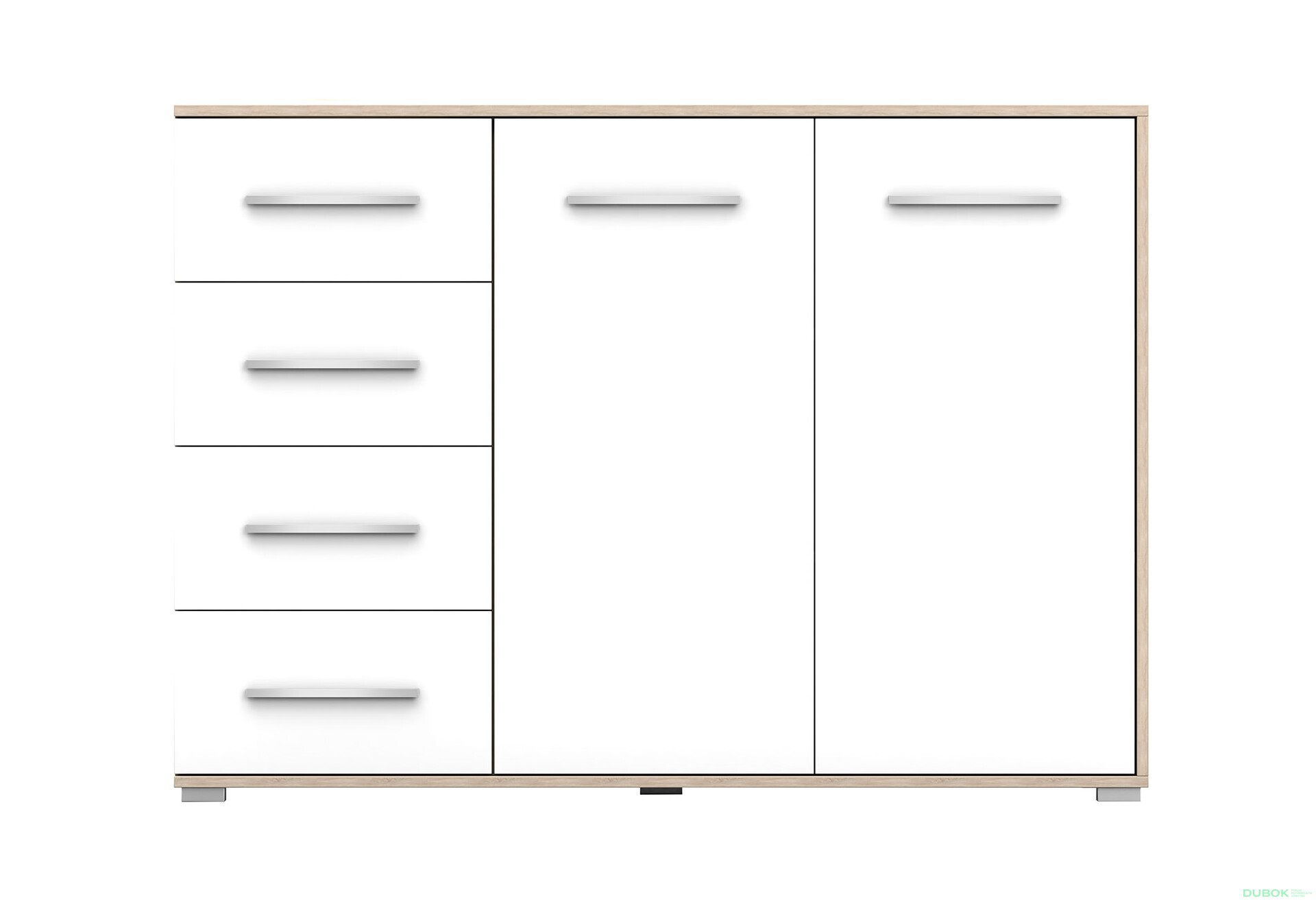 Fotografia 3 - Komoda Frida 01 135 2D4S dub sonoma / biely