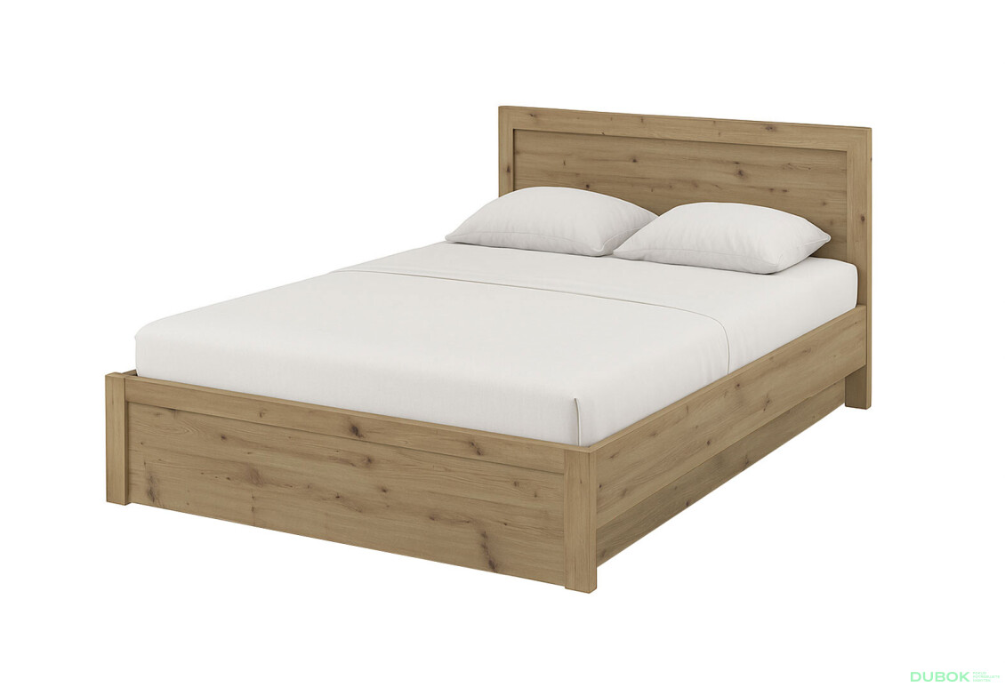 Posteľ 160x200 s úložným priestorom dub artisan Ayson