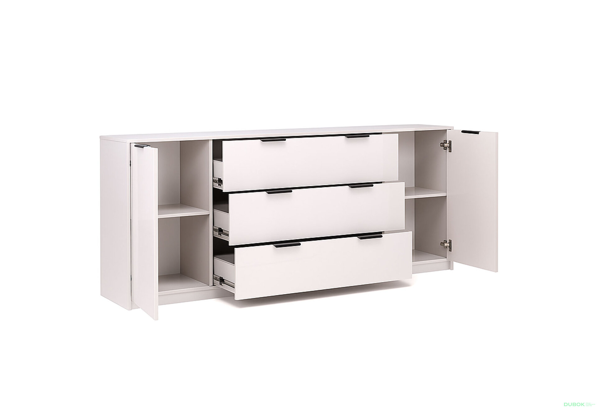 Fotografia 4 - Komoda Roma Color 2 dvere 3 šírky 2,0 m kašmírový lesk