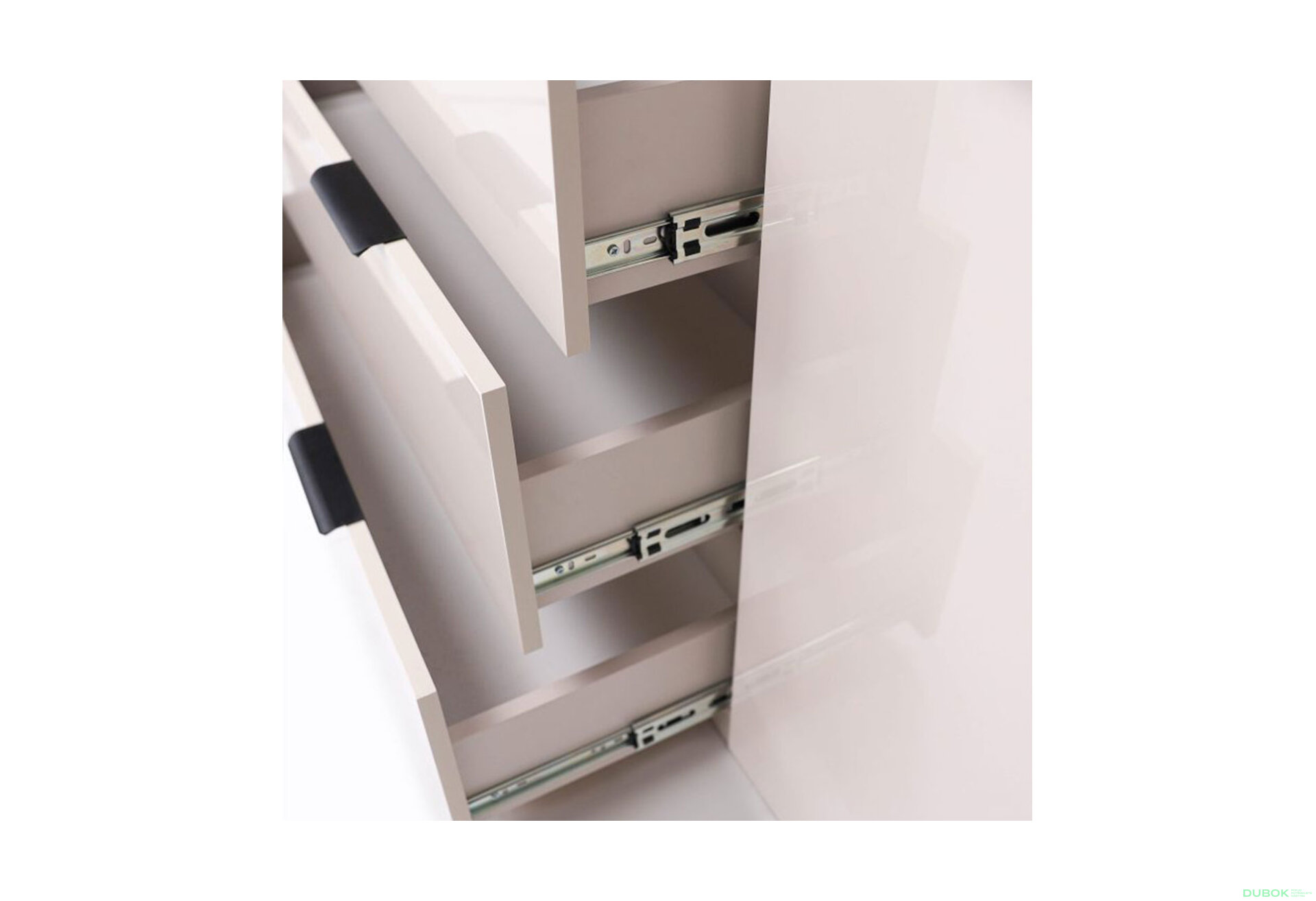 Fotografia 6 - Komoda Roma Color 2 dvere 3 šírky 2,0 m kašmírový lesk