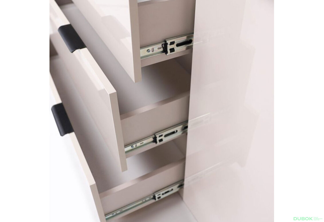 Fotografia 6 - Komoda Roma Color 2 dvere 3 šírky 2,0 m kašmírový lesk