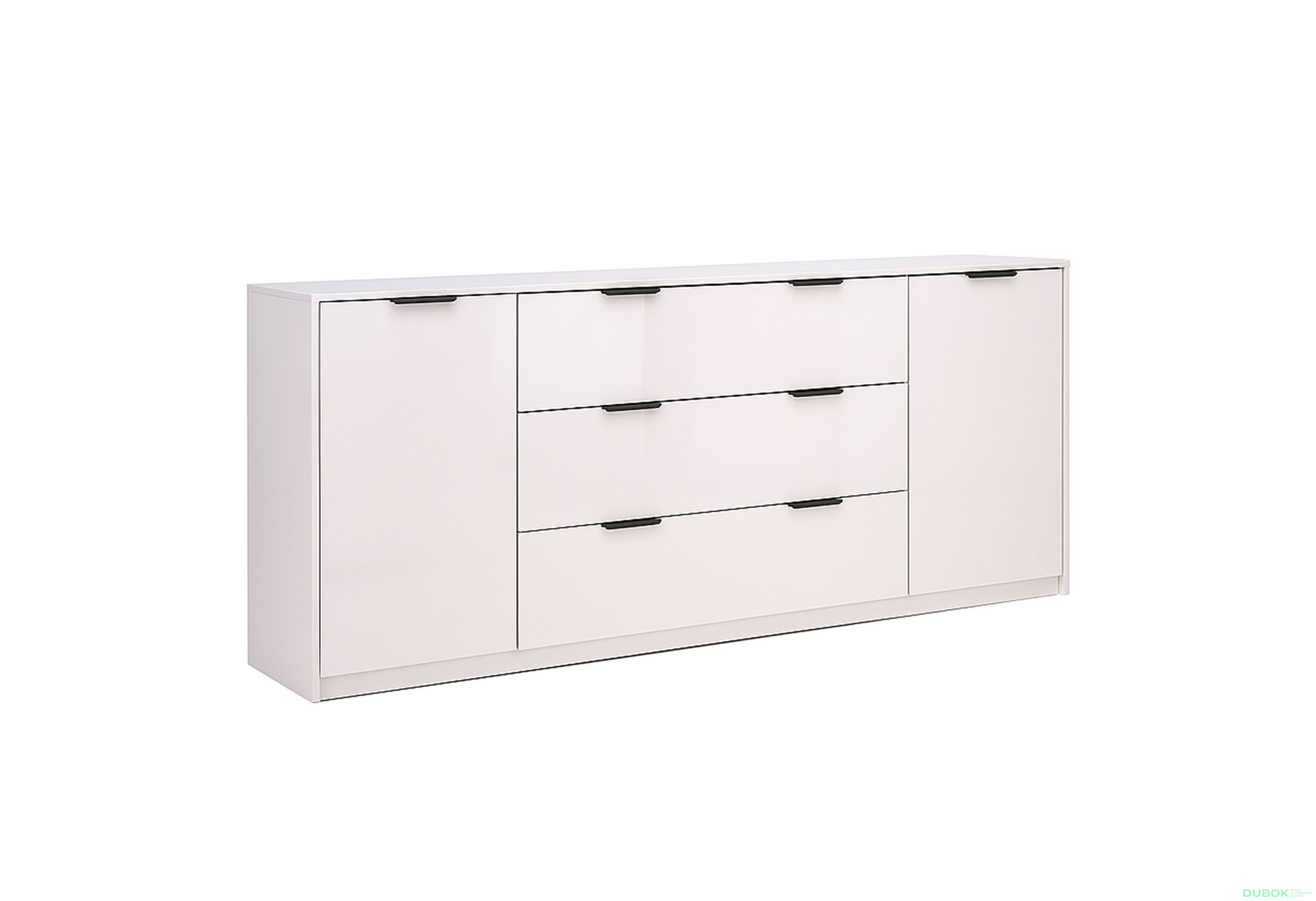 Fotografia 3 - Komoda Roma Color 2 dvere 3 šírky 2,0 m kašmírový lesk