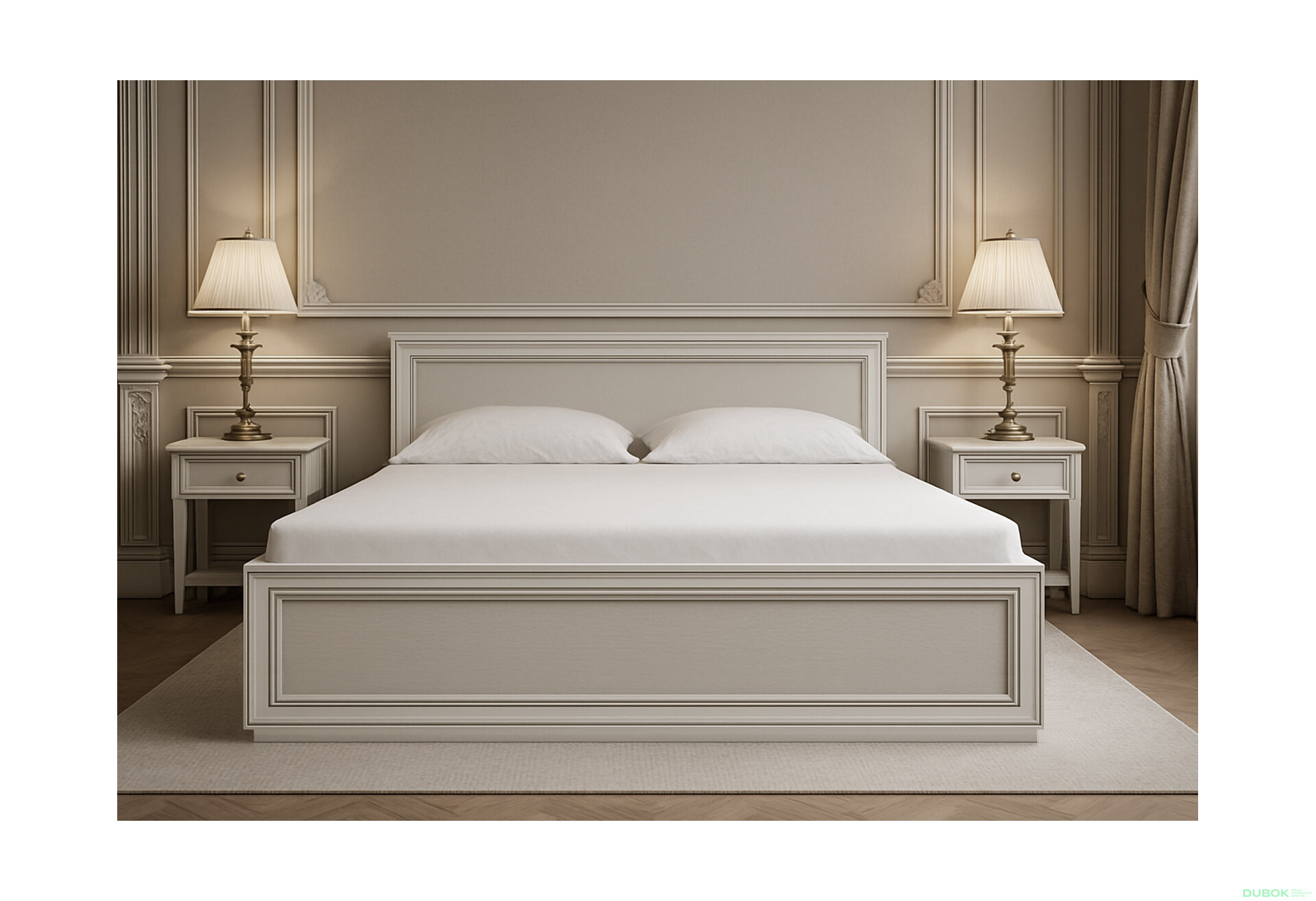 Fotografia 2 - Posteľ 160 fineline crema Tiffany II