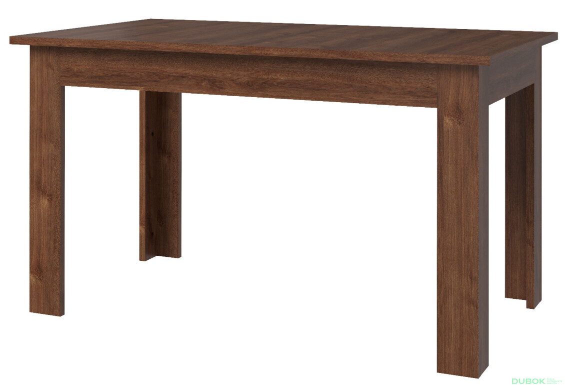 Rozkladací stôl 130/175 dub hnedý Brass - Fotografia 1 Fotografia 1 - Rozkladací stôl 130/175 dub hnedý Brass