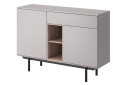 Fotografia 1 - Komoda IK125 šedá / jackson hickory Inox