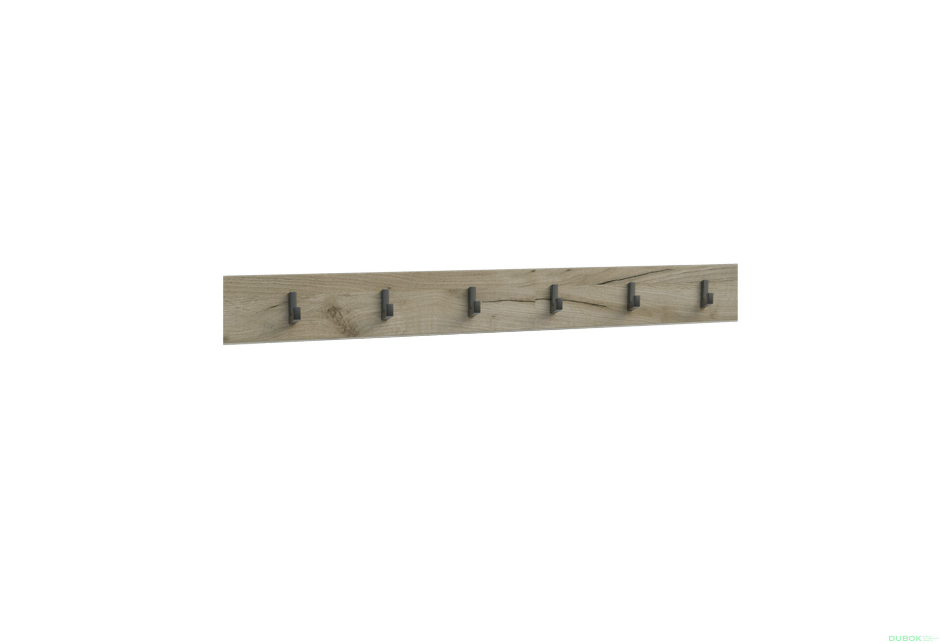 Vešiak Sara 90 cm Dub kraft sivý - Fotografia 1 Fotografia 1 - Vešiak Sara 90 cm Dub kraft sivý