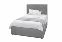 Fotografia 1 - Posteľ Fro Caro 120x200 s roštom, úložným priestorom Mono 246, sivá