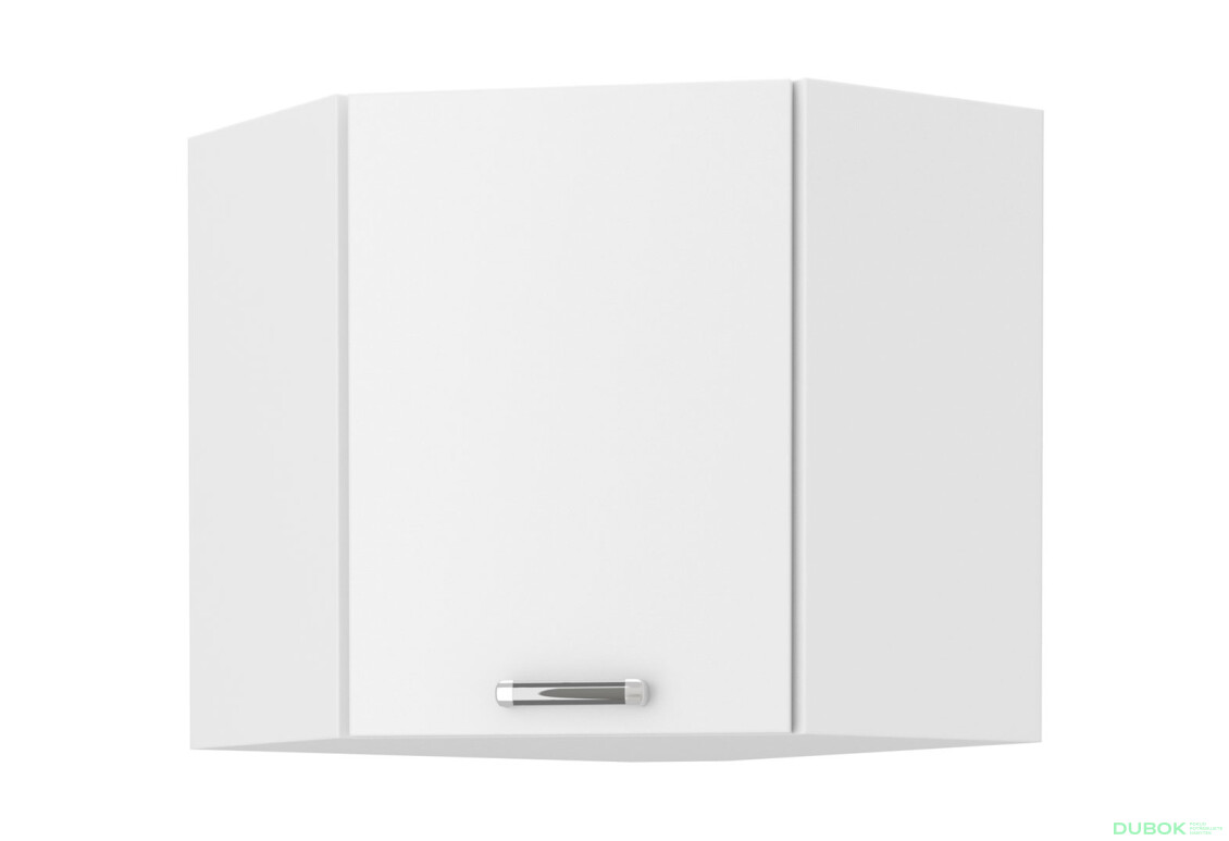 58x58 GN-60 1F Omega biely / čierny, pracovná doska biela