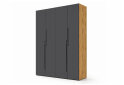 Fotografia 1 - Skriňa 4D 160 cm dub appalačský / grafit Space