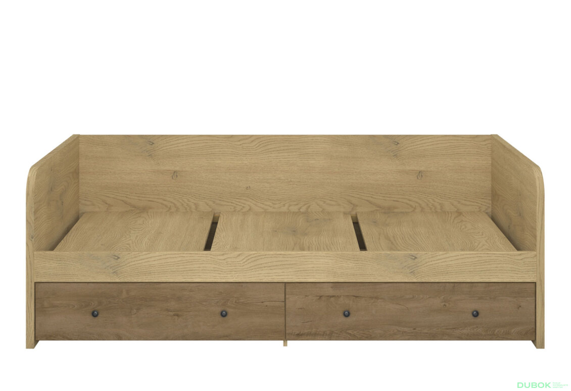 Fotografia 3 - Posteľ 2s/90 dub cremona / dub lefkas Denzel