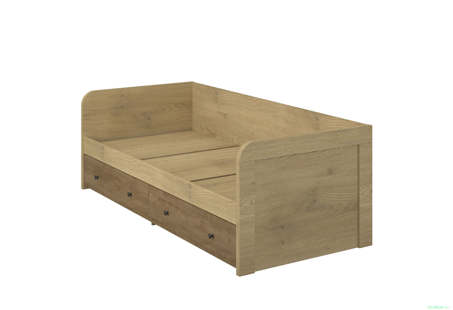 Fotografia 5 - Posteľ 2s/90 dub cremona / dub lefkas Denzel