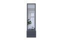 Skrinka so zrkadlom grafit drevotrieska / zrkadlo 45x40x168,6 Sola - Fotografia 3 Fotografia 3 - Skrinka so zrkadlom grafit drevotrieska / zrkadlo 45x40x168,6 Sola