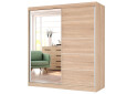 Fotografia 1 - Skriňa Bono 05 so zrkadlom + montinové lišty / aplikácia dub sonoma