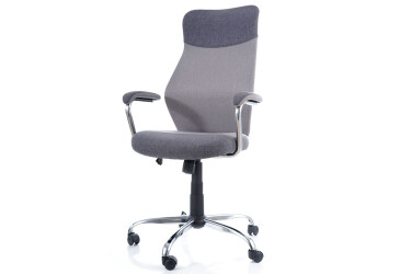 Otočné kreslo Q-319 sivé