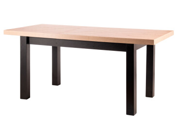 Stôl Presto 140(140+39+39)x80 dub artisan / čierny