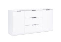 Fotografia 3 - Komoda Roma Color 2 dvere 3 šírky 1,6 m lesklá biela