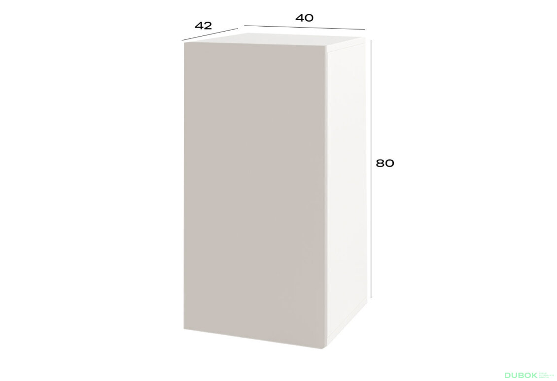 Fotografia 3 - Komoda 1D 40 cm nymphaea alba / kašmír Space