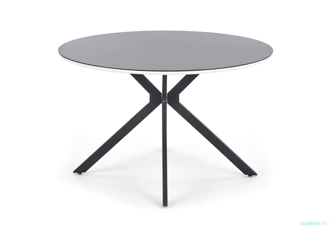 Stôl Avelar biely / čierny