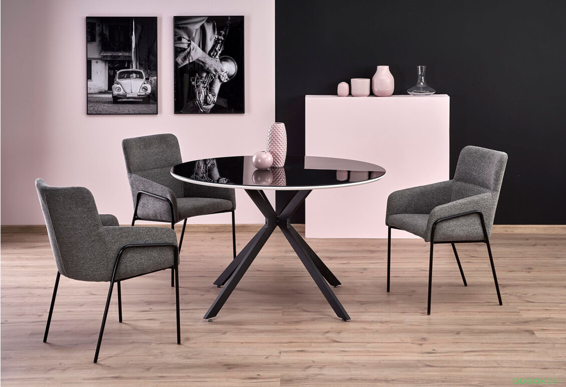 Fotografia 8 - Stôl Avelar biely / čierny