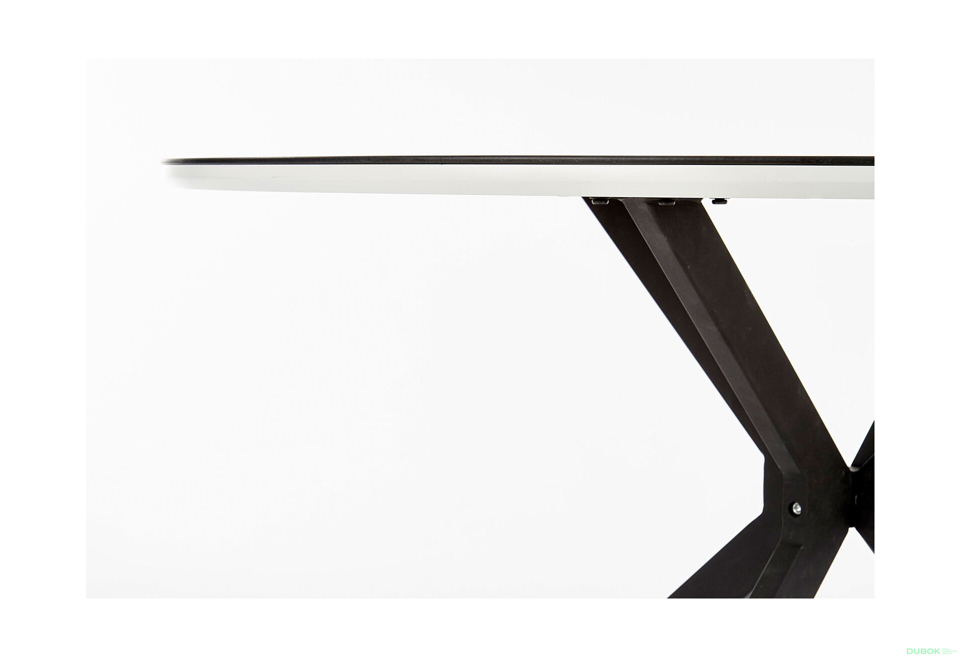 Fotografia 6 - Stôl Avelar biely / čierny