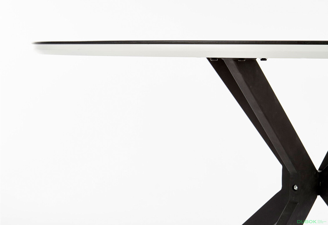 Fotografia 6 - Stôl Avelar biely / čierny