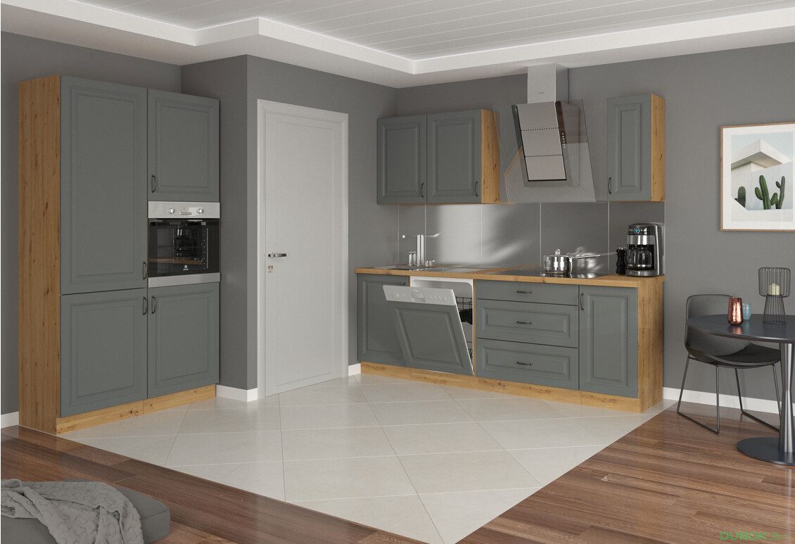 Fotografia 4 - Modulárna kuchyňa Stilo dub artisan / dust grey