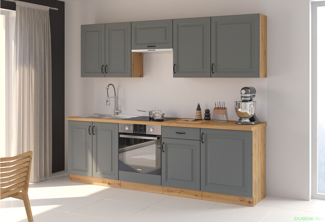 Fotografia 5 - Modulárna kuchyňa Stilo dub artisan / dust grey