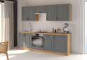 Fotografia 5 - Modulárna kuchyňa Stilo dub artisan / dust grey
