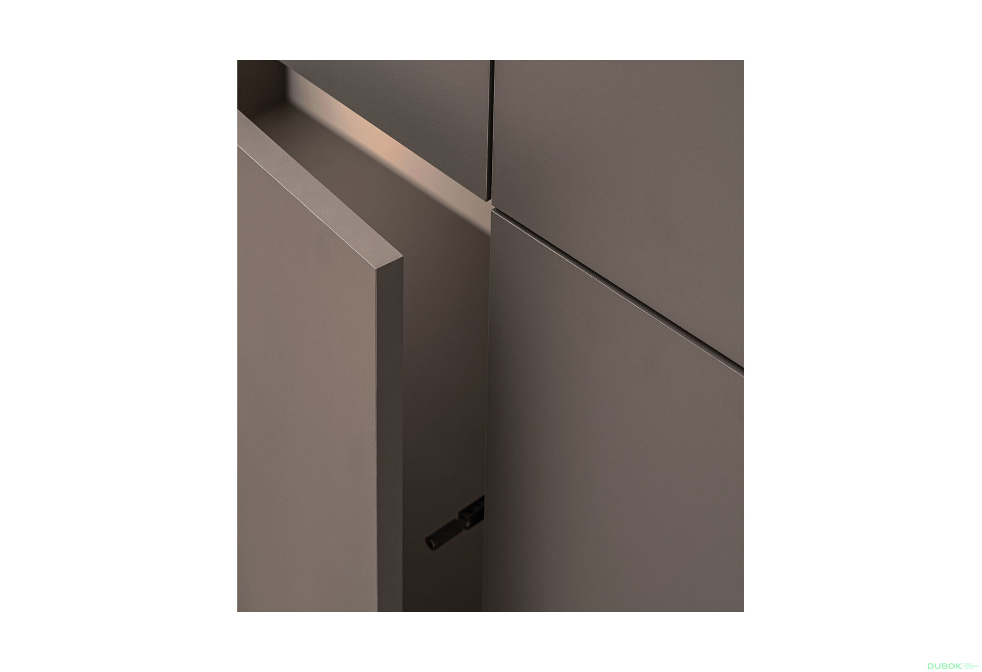 Fotografia 5 - Skriňa štvordverová Complex 80x196x58 cm sivý kubanit