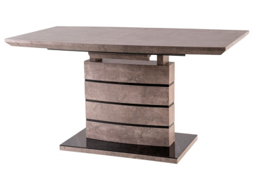 Stôl Leonardo 140(180)x80 betónový efekt