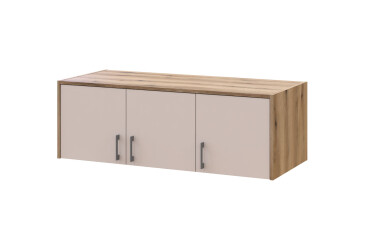 Nadstavec Rondi 3 drevotrieska 121x52x41 dub artisan / kašmír