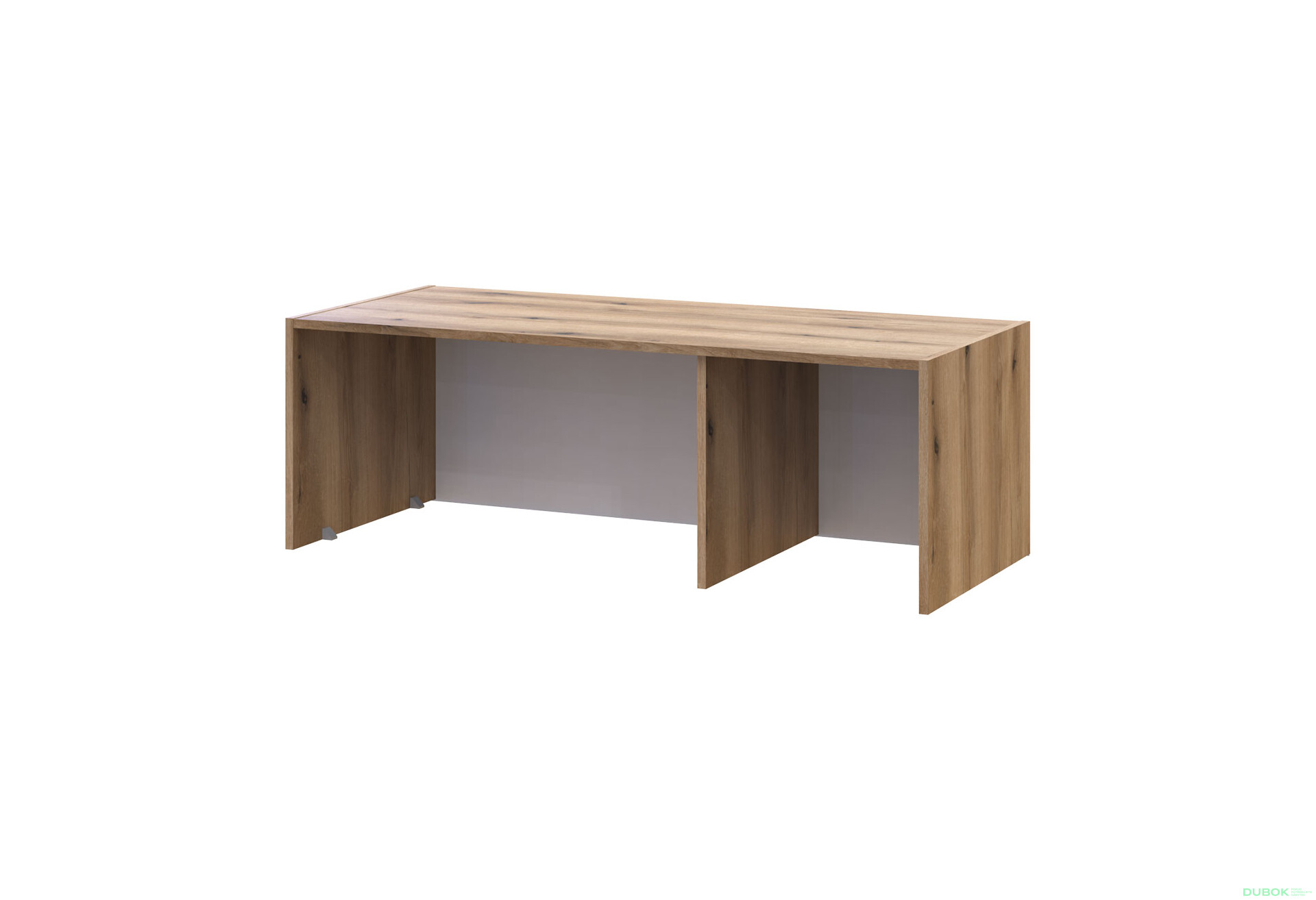 Fotografia 7 - Nadstavec Rondi 3 drevotrieska 121x52x41 dub artisan / kašmír