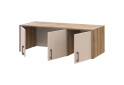 Nadstavec Rondi 3 drevotrieska 121x52x41 dub artisan / kašmír - Fotografia 5 Fotografia 5 - Nadstavec Rondi 3 drevotrieska 121x52x41 dub artisan / kašmír