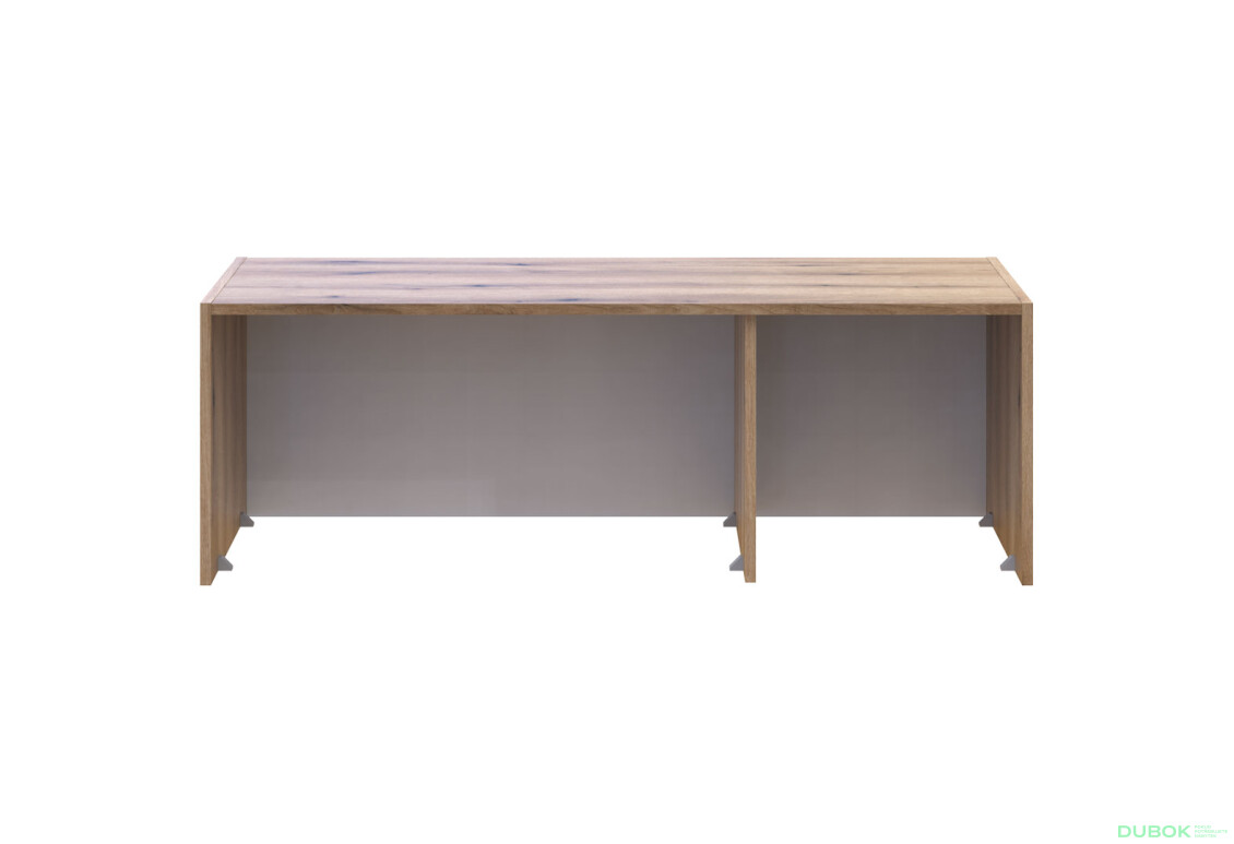 Fotografia 3 - Nadstavec Rondi 3 drevotrieska 121x52x41 dub artisan / kašmír
