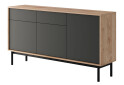 Fotografia 1 - Komoda BK154 jackson hickory / grafit Basic