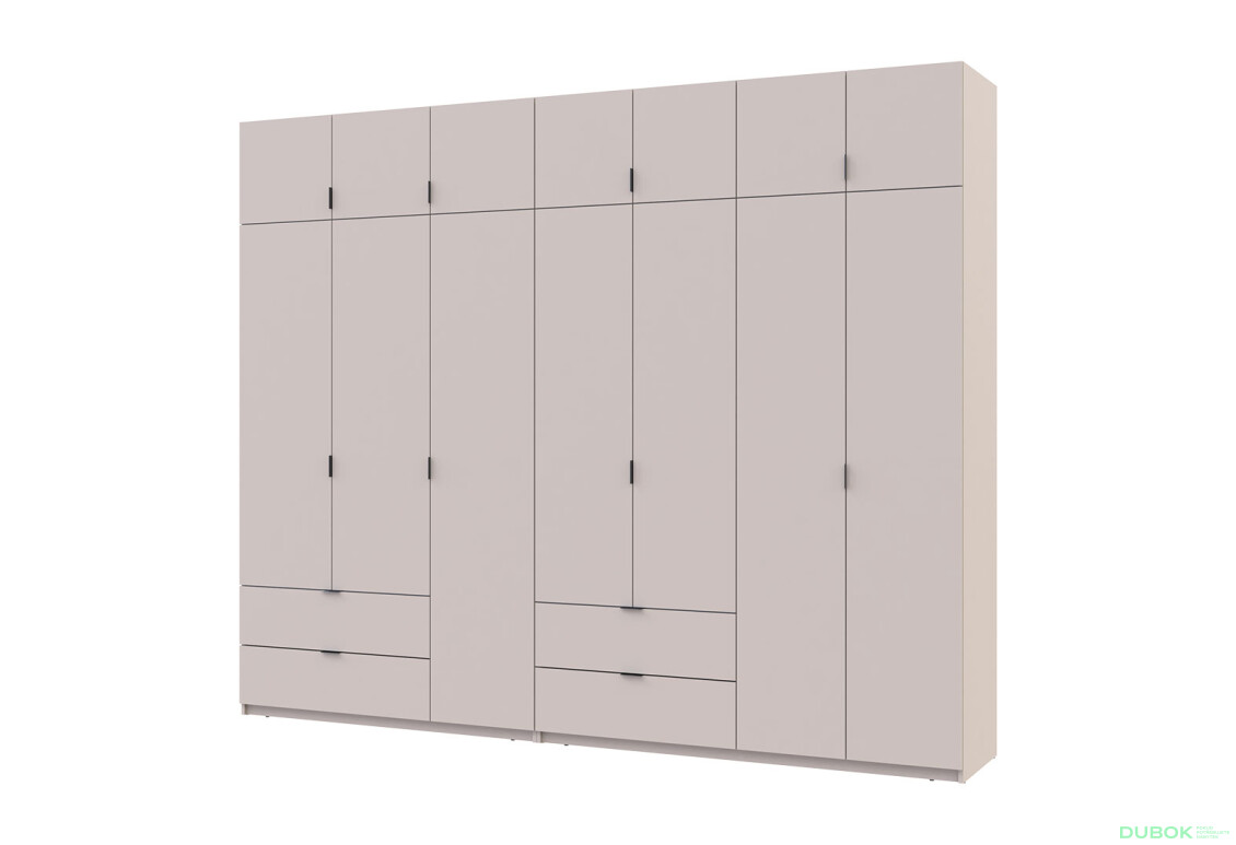 Skriňa Lukas 3+4 DT 295 kašmír