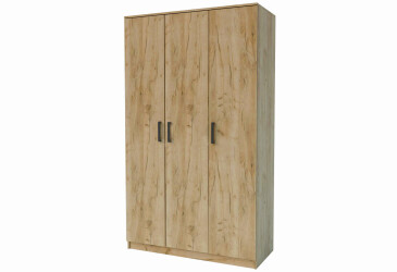 Skriňa trojdverová Simple 120 cm Dub kraft zlatý