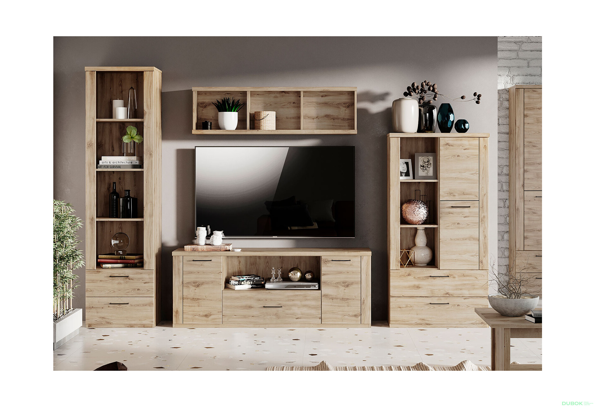 Fotografia 1 - Obývacia zostava 2.7 m dub navarra Doorset
