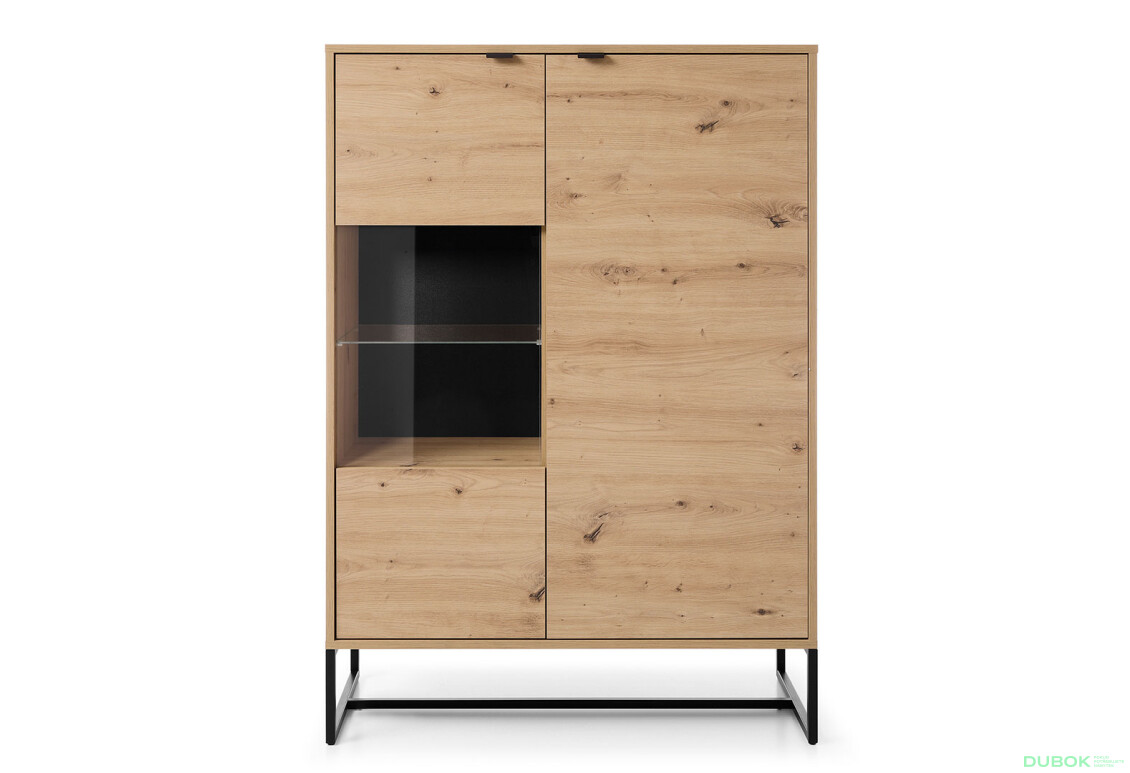 Fotografia 2 - Vitrína AWT93 dub artisan Amber