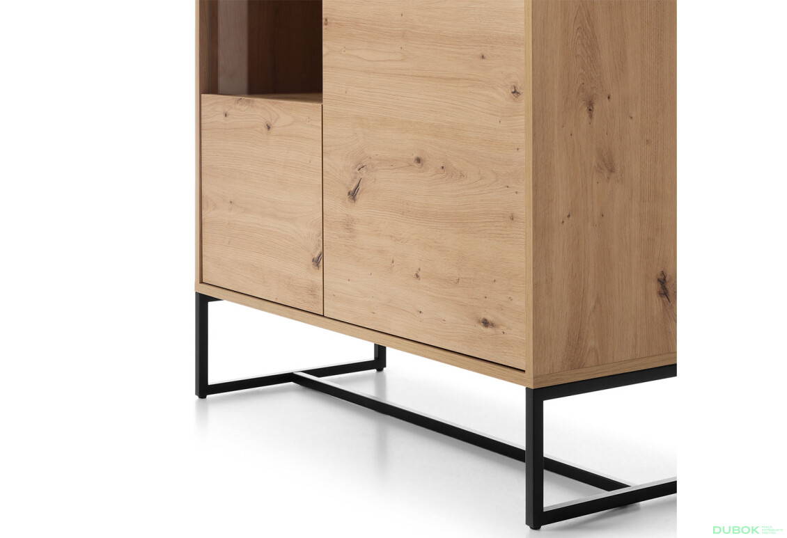 Fotografia 4 - Vitrína AWT93 dub artisan Amber