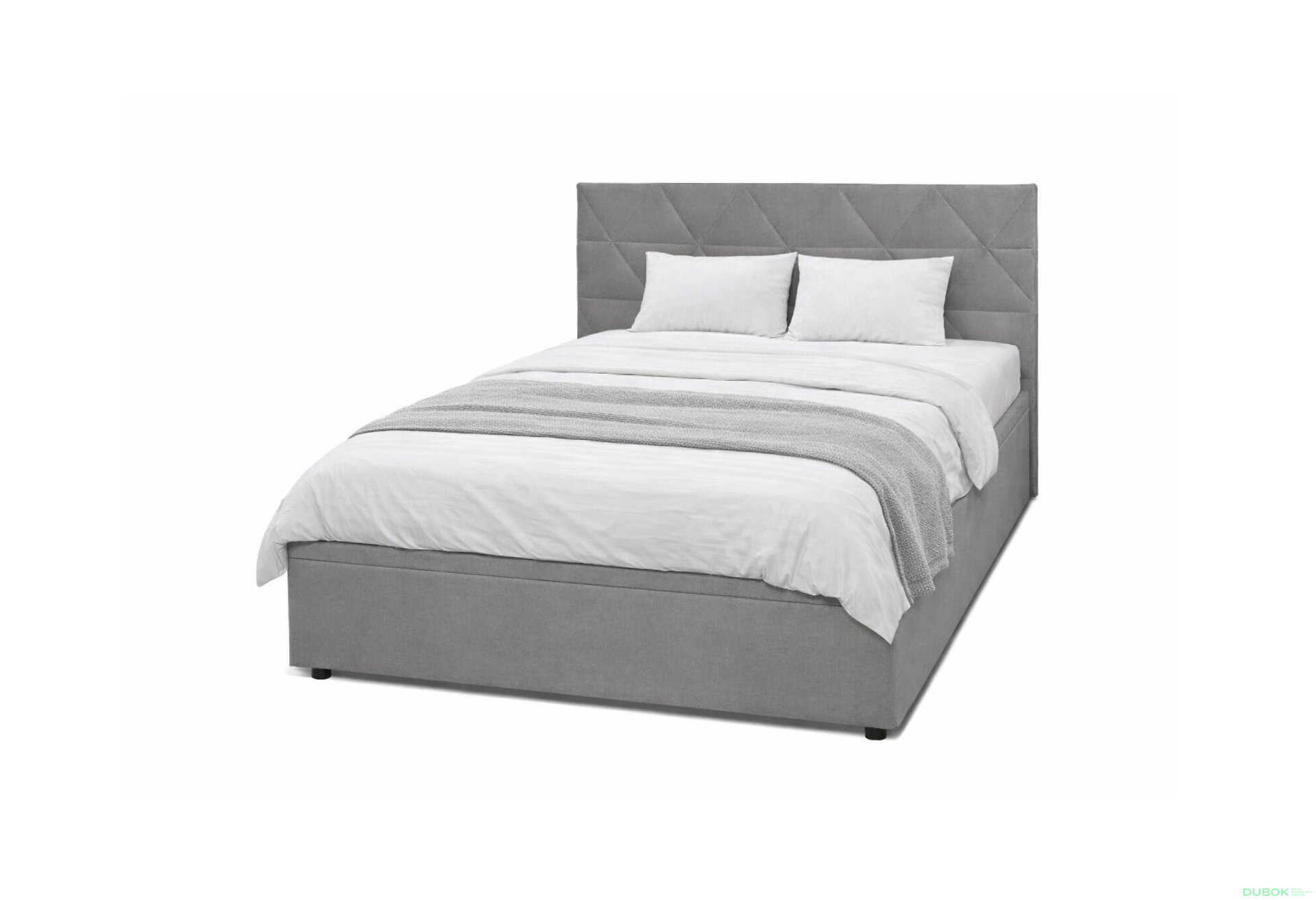 Fotografia 1 - Posteľ Fro Caro 160x200 s roštom, úložným priestorom Mono 246, sivá