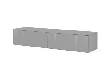 TV stolík 2,1 lesklý sivý lávový Legs Box