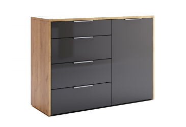 Komoda 1dv 4šu Lava / dub kraft
