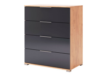 Komoda Junior 4šu Lava / dub kraft
