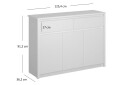 Komoda 3d2s biela Erden - Fotografia 5 Fotografia 5 - Komoda 3d2s biela Erden