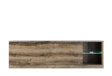 TV stolík 1s/155 dub monastery / čierny Jagger