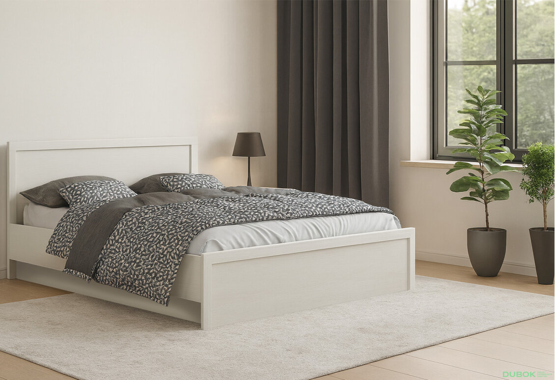 Fotografia 4 - Posteľ 160x200 s roštom, úložným priestorom biela Jazz